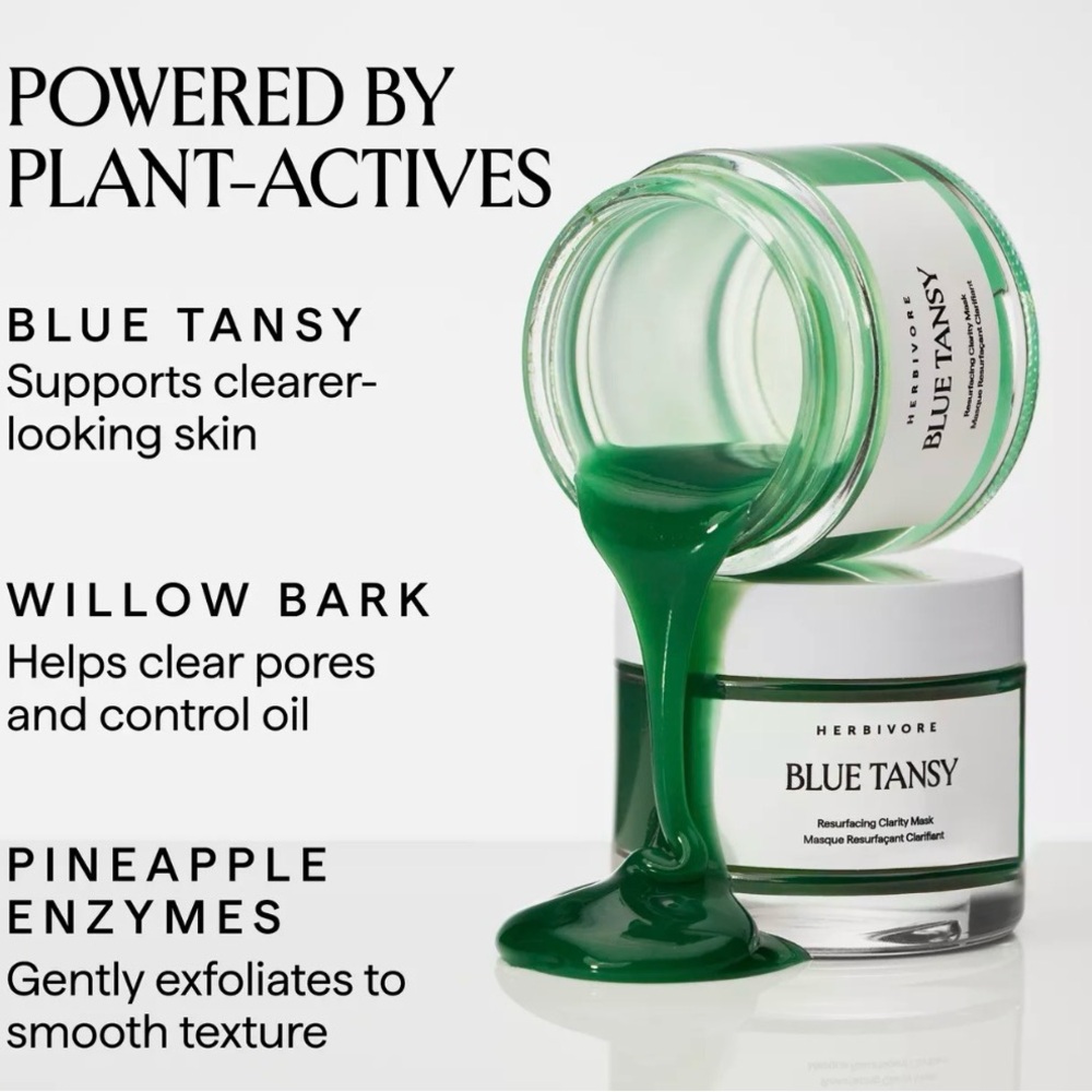 Herbivore BLUE TANSY Resurfacing Clarity Mask - NIB - Picture 5 of 7
